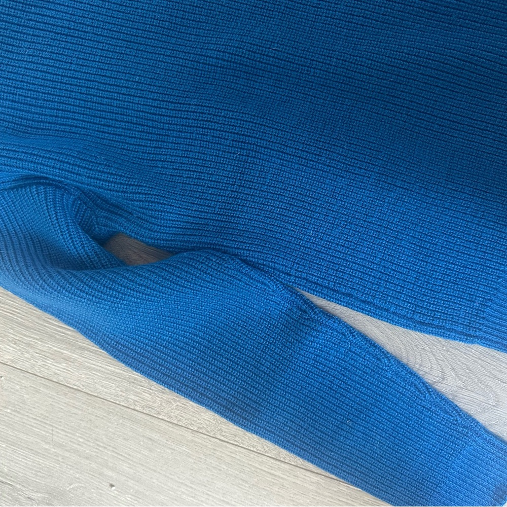 Bar III Blue Sweater with Zipper Detail - Picture 4 of 4